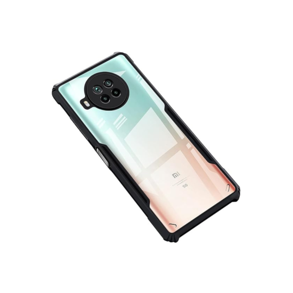 Ipacky Redmi 10T Shock Proof Anti Slip Clear Transparent Soft TPU Back Cover Case