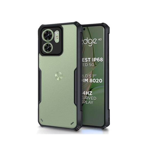 Ipacky MotoEdge 40 Shock Proof Anti Slip Clear Transparent Soft TPU Back Cover Case