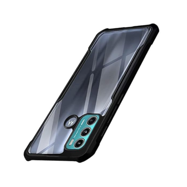 Ipacky Motorola Moto G22 (2) Shock Proof Anti Slip Clear Transparent Soft TPU Back Cover Case