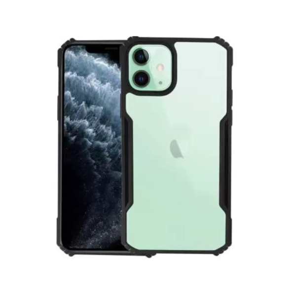 Ipacky iphone 12 Shock Proof Anti Slip Clear Transparent Soft TPU Back Cover Case