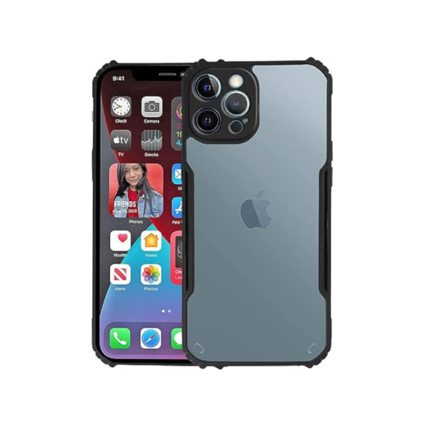 Ipacky iphone 13pro Shock Proof Anti Slip Clear Transparent Soft TPU Back Cover Case