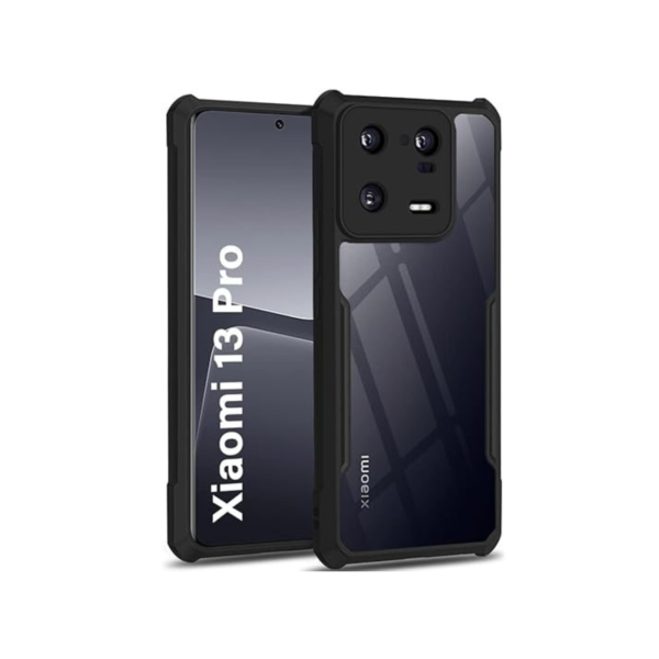 Ipacky xiomi 13Pro Shock Proof Anti Slip Clear Transparent Soft TPU Back Cover Case